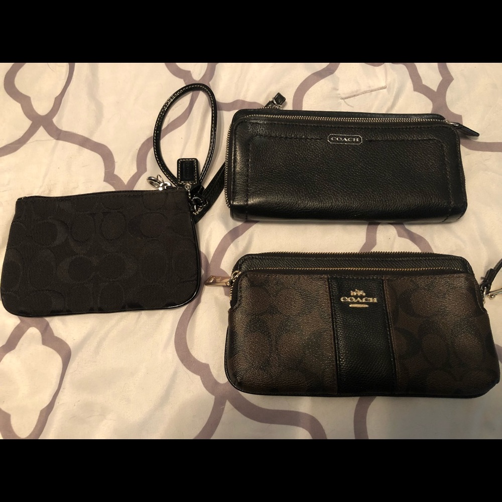 Coach wristlets